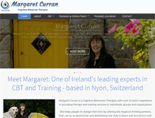 Tablet Screenshot of margaretcurran.com