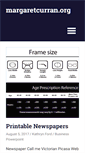 Mobile Screenshot of margaretcurran.org